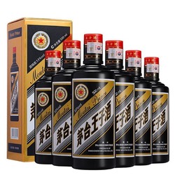 MOUTAI 茅台 王子酒 黑金王子 酱香型白酒 53度 500ml*6瓶行情价多少