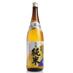 HAKUTSURU SAKE 白鹤 WHITECRANE 白鹤 淡丽纯米清酒 1.8L 13.5度 日本清酒 原装进口 家庭装口粮酒最终到手价多少钱？