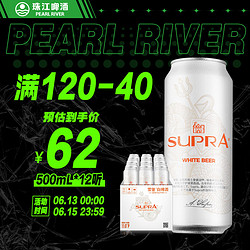 PEARL RIVER 珠江啤酒 雪堡 白啤酒 500ml*12听批发价多少钱？