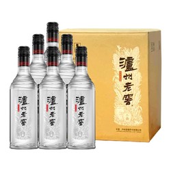 泸州老窖 光瓶黑盖 42度 浓香型白酒 500ml*6瓶行情价多少