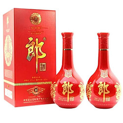 LANGJIU 郎酒 红花郎10  正品53度酱香白酒500ml*2瓶双支装年份批次随机发包邮价多少钱？