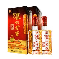 泸州老窖 六年窖头曲52度500ml*2浓香型高度白酒送礼酒水官方自营价格多少钱？