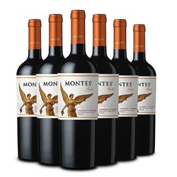 MONTES 蒙特斯 红酒 montes金天使精选赤霞珠红葡萄酒 智利原瓶原装进口价格多少钱？