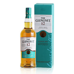 THE GLENLIVET 格兰威特 12年 单一麦芽 苏格兰威士忌 43%vol 750ml 礼盒装最终到手价多少钱？