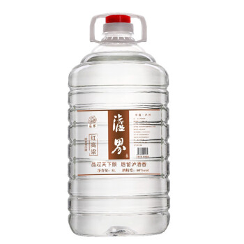 60度泸界 60度浓香型高度纯粮食散装白酒桶装5L红高粱白酒原浆酒泡酒专用拼团价多少钱？