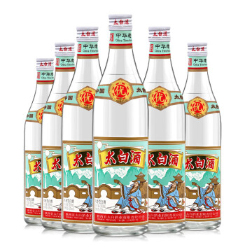 52度凤香型白酒太白酒优级太白52度500ml*6瓶整箱装行情价多少