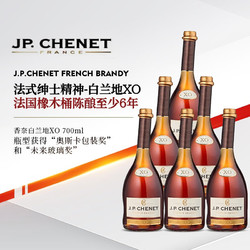 J.P.CHENET 香奈 法国进口白兰地洋酒 40度 白兰地700ml*6瓶电商卖多少钱？