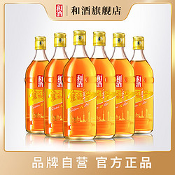 和酒 上海老酒 金色年华八年陈500ml*6瓶装 黄酒整箱半干型加饭酒电商卖多少钱？