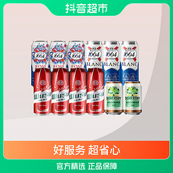 乌苏啤酒500mlx4罐 1664白啤桃红500mlx6罐 夏日纷330ml×2罐组合电商卖多少钱？