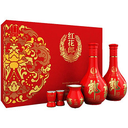 LANGJIU 郎酒 红花郎十 53度酱香型高度白酒 500ml*2瓶 礼盒装电商补贴价多少钱？