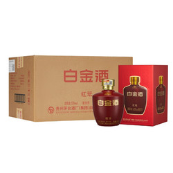 MOUTAI 茅台 集团 白金酒 红坛53度 酱香型白酒 500ml*6瓶 整箱装批发价多少钱？