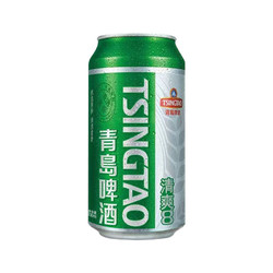 TSINGTAO 青岛啤酒 清爽 淡爽拉格 8ºP 3.3%vol 国产经典 黄啤酒 330ML*24听市场价多少钱？