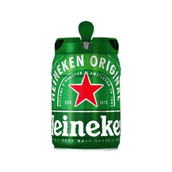 Heineken 喜力 铁金刚 黄啤 5L 单桶装市场价多少钱？