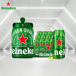 Heineken 喜力 经典铁金刚5L桶   经典啤酒500ml*12电商补贴价多少钱？