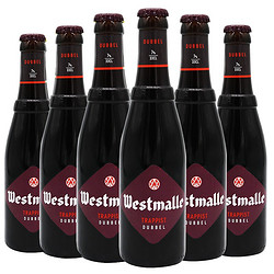 Westmalle 西麦尔 双料修道士精酿 啤酒 330ml*6瓶 整箱装 比利时进口电商卖多少钱？