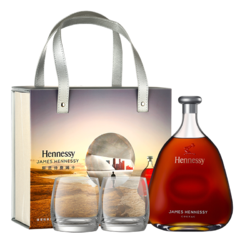 Hennessy 轩尼诗 宝树行 轩尼诗詹姆士纪念版700ml 2022年限量双杯礼盒 法国干邑批发价多少钱？