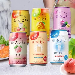 SUNTORY 三得利 和乐怡三得利日本正品进口预调酒鸡尾酒果酒饮料350ml*6罐市场价多少钱？