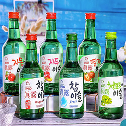 Jinro 真露 韩国进口真露烧酒360ml*6瓶真露青葡萄味女生甜酒非清酒 韩国烧酒电商补贴价多少钱？