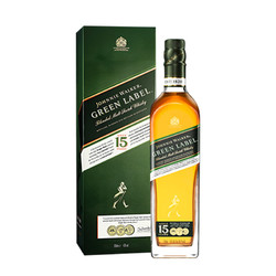 JOHNNIE WALKER 尊尼获加 绿牌 15年 调和 苏格兰威士忌 43%vol 750ml 礼盒装批发价多少钱？