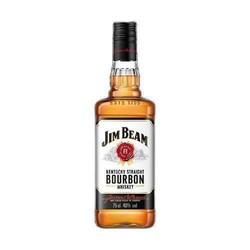 JIM BEAM 金宾 调和 波本威士忌 40%vol 750ml  送三得利苏打水2瓶和威士忌杯拼团价多少钱？