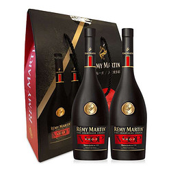 RÉMY MARTIN 人头马 洋酒 V.S.O.P优质香槟区干邑白兰地双支 375ml*2最终到手价多少钱？