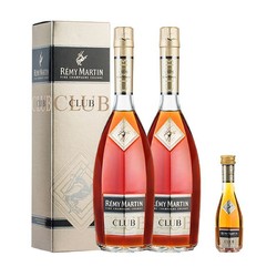 RÉMY MARTIN 人头马 洋酒干邑白兰地CLUB 500ml*2 正品行货带码电商补贴价多少钱？