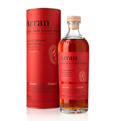 Arran 艾伦 苏格兰阿玛罗尼红酒桶单一麦芽威士忌 700ml电商卖多少钱？