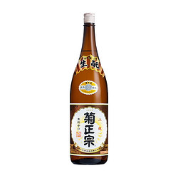 kiku-masamune 菊正宗 日本原装进口菊正宗上选清酒1.8L生酛辛口纯米洋酒本酿造发酵酒行情价多少