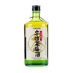 CHOYA 俏雅 梅酒梅子酒宇治茶梅酒720ml日本原装进口蝶矢梅酒 洋酒行情价多少