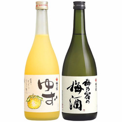 UMENOYADO 梅乃宿 日本原装进口梅乃宿梅酒 柚子酒720ml*2组合洋酒梅酒果酒甜酒清酒最终到手价多少钱？