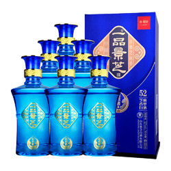 景芝 一品景芝蓝淡雅 52度芝麻香型高度白酒婚宴喜酒 500ml*6瓶 整箱装电商卖多少钱？