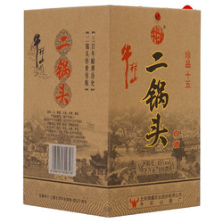 Niulanshan 牛栏山 珍品十五白酒二锅头清香型45度原箱400ml每瓶 45度400ml*6整箱装价格多少钱？