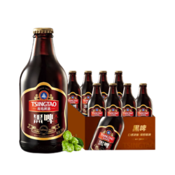 TSINGTAO 青岛啤酒 枣味黑啤296ml*8瓶装 1箱装行情价多少