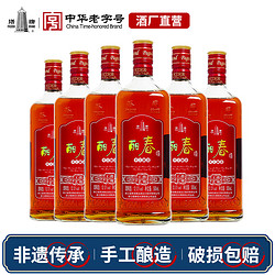 塔牌 绍兴产黄酒高盖丽春500ml*六瓶装整箱手工冬酿半甜型特型黄酒电商卖多少钱？