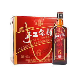 塔牌 绍兴黄酒 六年手工冬酿花雕酒 半干型加饭酒 500ml*6瓶整箱装电商卖多少钱？