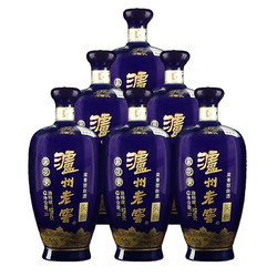 泸州老窖 蓝花瓷头曲1000ml*6瓶52度浓香型白酒整箱装粮食酒电商补贴价多少钱？