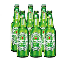 Heineken 喜力 啤酒 星银系列 送礼自饮佳品 330ml*6瓶最终到手价多少钱？