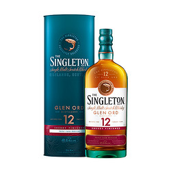 THE SINGLETON 苏格登12年雪莉版单一麦芽苏格兰威士忌700ml进口洋酒自制调酒电商卖多少钱？