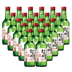 Jinro 真露 韩国进口烧酒20.1°竹炭酒 360ml*20瓶 整箱装批发价多少钱？