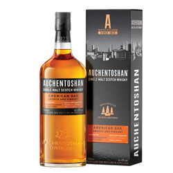 AUCHENTOSHAN 欧肯特轩 美国橡木桶 单一麦芽 苏格兰威士忌 700ml 礼盒装最终到手价多少钱？