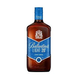 Ballantine's 百龄坛 调和型威士忌轻20°低度酒700ml女生酒吧微醺洋酒预制酒正品包邮价多少钱？