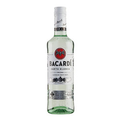 BACARDI 百加得 40%vol 白朗姆酒 500ml 单瓶价格多少钱？