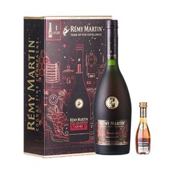 RÉMY MARTIN 人头马 700ml 30ml礼盒装  优质香槟区限量版 VSOP干邑白兰地洋酒最终到手价多少钱？