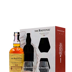 Balvenie百富14年加勒比桶 单一麦芽威士忌700带杯礼盒装价格多少钱？