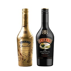 BAILEYS 百利甜酒 奶油原味500ml 浓情巧克力味500ml 双支装包邮价多少钱？