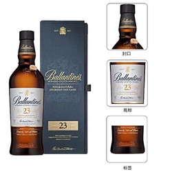 Ballantine's 百龄坛 Ballantine`s百龄坛21年苏格兰调和型威士忌英国进口洋酒 百龄坛23年美国桶700ml拼团价多少钱？