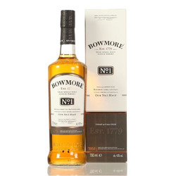 BOWMORE 波摩1号 单一麦芽威土忌酒 700mL/瓶行情价多少