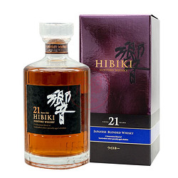 HIBIKI 響 21年 调和 日本威士忌 43%vol 700ml 礼盒装电商卖多少钱？