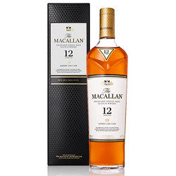 MACALLAN 麦卡伦 12年 雪莉桶 单一麦芽 苏格兰威士忌 40%vol 700ml 礼盒装最终到手价多少钱？