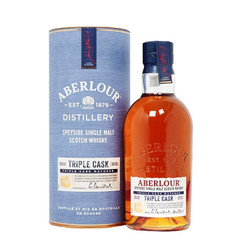 Aberlour 亚伯乐 三桶 单一麦芽 苏格兰威士忌 700ml 礼盒装拼团价多少钱？